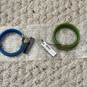 Marc Jacobs bracelet 2 blue green $32 retail each u get both